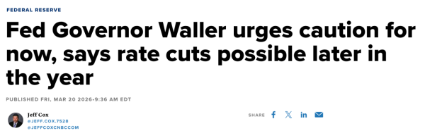 美联储官员提示谨慎投资，称今年晚些时候仍存降息可能