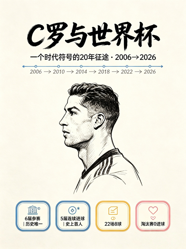 C罗与世界杯: 一个时代符号的20年征途